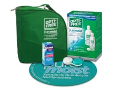 Kit Opti-Free Pure Moist solução para lentes de contato Kit Opti-Free Pure Moist solução para lentes de contato