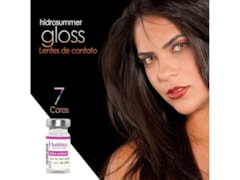 Lentes de Contato Coloridas HIDROSUMMER GLOSS - SEM GRAU Lentes de Contato Coloridas HIDROSUMMER GLOSS - SEM GRAU
