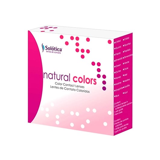 Lentes de contato coloridas Natural Colors - Kit sem grau