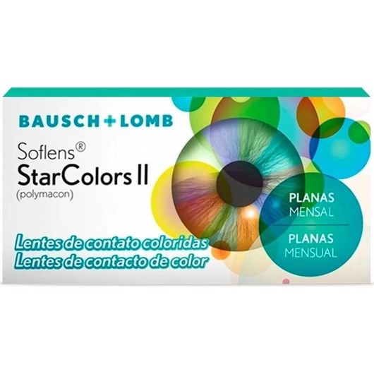 Lentes de contato coloridas Soflens StarColors II - Sem grau