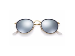 Óculos de Sol Ray Ban Round Dobrável RB3517 001/30 51 3N Óculos de Sol Ray Ban Round Dobrável RB3517 001/30 51 3N
